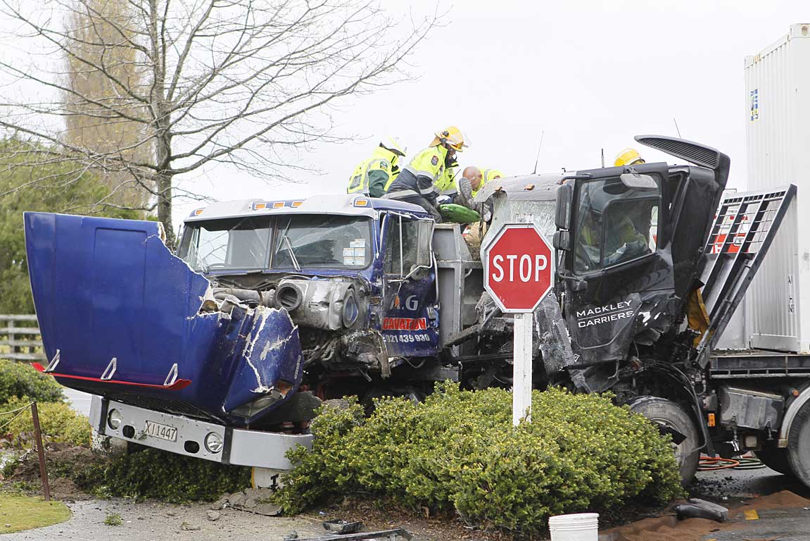 Heavy trucks don't play well with others